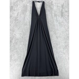 Vintage Rimini Dress Womens 8 Evening Event Halter Maxi Gown Stretch Halter 90s